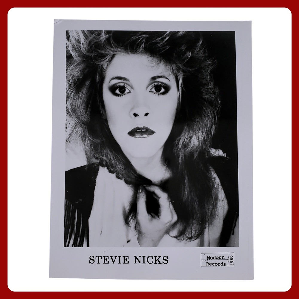 Stevie Nicks Fleetwood Mac Headshot Modern Records Photo Portrait 8x10 Glossy